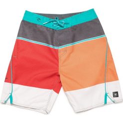 Wielokolorowe szorty kąpielowe w paski 8-16 lat. Brązowe kąpielówki chłopięce marki Rip Curl, w paski. Za 199,21 zł.