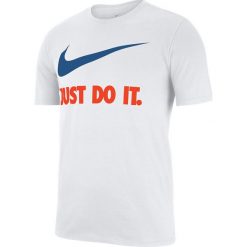 Koszulka Nike Jedi Swoosh Tee (707360-100). Szare koszulki męskie Nike, m, bez wzorów, z bawełny, bez kołnierzyka. Za 49,99 zł.