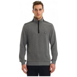Galvanni Sweter Męski Hasty Xxl, Szary. Szare swetry męskie GALVANNI, xxl, bez wzorów, z materiału, eleganckie, bez kołnierzyka, bez kaptura. W wyprzedaży za 219,00 zł.