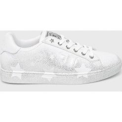 Trussardi Jeans - Buty. Szare buty sportowe damskie Trussardi Jeans, bez wzorów, z jeansu, sportowe. W wyprzedaży za 399,90 zł.