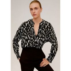 Mango - Bluzka Lince. Białe bluzki damskie Mango, xl, bez wzorów, z wiskozy, eleganckie, bez kołnierzyka, z długim rękawem. W wyprzedaży za 79,90 zł.