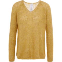 Max Mara Leisure NOEL Sweter apfelgruen. Zielone bluzy damskie marki Max Mara Leisure, m, bez wzorów, z wełny, bez rękawów, bez kaptura. Za 829,00 zł.