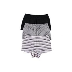 NAME IT Girls Majtki dziecięce 3szt. grey melange. Szare bielizna chłopięca marki Name it, z bawełny. Za 39,00 zł.