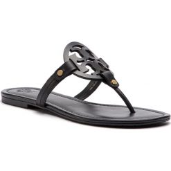 Japonki TORY BURCH - Miller 11744 Perfect Black 001. Czarne klapki damskie Tory Burch, bez wzorów, ze skóry, bez obcasa, na obcasie. W wyprzedaży za 559,00 zł.