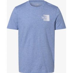 Tom Tailor Denim - T-shirt męski, niebieski. Niebieskie t-shirty męskie TOM TAILOR DENIM, s, bez wzorów, z denimu, bez kołnierzyka. Za 69,95 zł.