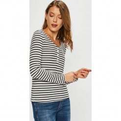 Trendyol - Bluzka. Szare bluzki z odkrytymi ramionami Trendyol, l, z dzianiny, casualowe, z okrągłym kołnierzem. Za 49,90 zł.