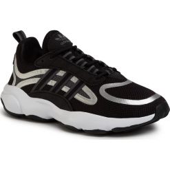 Buty adidas - Haiwee J EF5769 Cblack/Gresix/Ftwwht. Czarne półbuty dziewczęce Adidas, na sznurówki. Za 269,00 zł.
