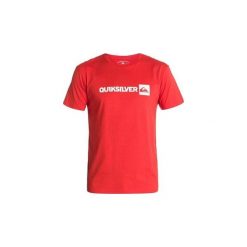 T-shirty z krótkim rękawem Quiksilver LGO QYZT00007-NNK0. Czerwone t-shirty męskie Quiksilver, s, bez wzorów, bez kołnierzyka, krótkie. Za 79,20 zł.
