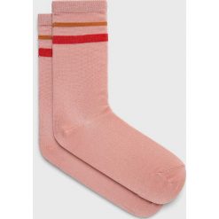 Scotch & Soda - Skarpetki. Różowe skarpetki damskie z elastanu. W wyprzedaży za 49,90 zł.