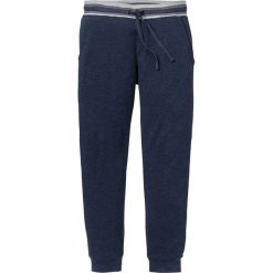 Spodnie sportowe pique bonprix ciemnoniebieski melanż. Niebieskie spodnie męskie bonprix, xxl, bez wzorów, sportowe. Za 79,99 zł.