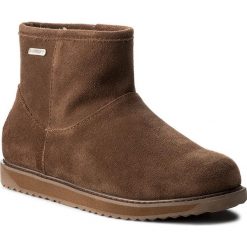 Buty EMU AUSTRALIA - Paterson Classic Mini W11619 Oak. Pomarańczowe kozaki damskie marki EMU Australia, ze skóry, klasyczne, na niskim obcasie, bez zapięcia. Za 679,00 zł.