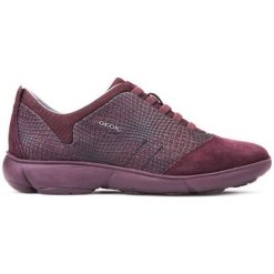 Geox Damskie Sportowe Trampki Nebula Dk Burgundia d741ea-09L22-c7357 (Rozmiar 40). Szare buty sportowe damskie marki Geox. W wyprzedaży za 321,00 zł.