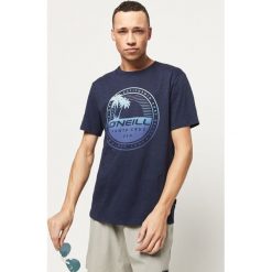 O'Neill Palm Island Koszulka Niebieski. Niebieskie podkoszulki męskie O'Neill, s, z nadrukiem, z bawełny, bez kołnierzyka, krótkie. Za 137,95 zł.