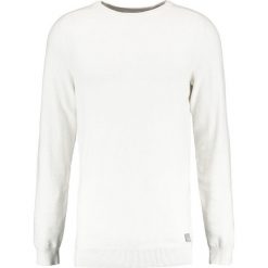 Swetry klasyczne męskie: Lindbergh Sweter off white