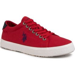 Tenisówki U.S. POLO ASSN. - Jaxon MARCS4082S0/CY1 Red. Czerwone półbuty męskie U.S. Polo Assn., bez wzorów, z gumy, eleganckie, bez zapięcia. Za 259,00 zł.