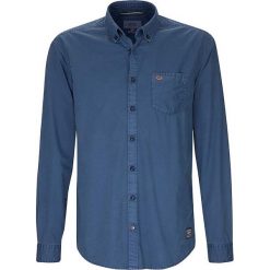 Koszula "Dan" - Regular fit - w kolorze niebieskim. Niebieskie koszule męskie Camel Active, s, bez wzorów, z bawełny, button down, bez rękawów. W wyprzedaży za 109,95 zł.