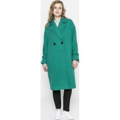 Vero Moda - Płaszcz Siena. Zielone płaszcze damskie marki Vero Moda, s, z elastanu, klasyczne. W wyprzedaży za 179,90 zł.