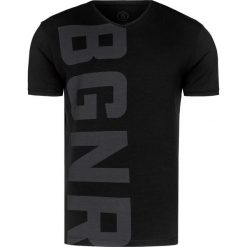 T-shirt BOGNER TAMO. Czarne t-shirty męskie Bogner, z nadrukiem, z bawełny, sportowe, bez kołnierzyka. Za 400,00 zł.