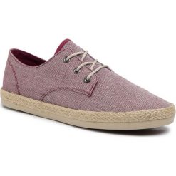 Espadryle LANETTI - MSS20255-01 Burgundy. Czerwone espadryle męskie Lanetti, na co dzień, bez wzorów, z tworzywa sztucznego, bez zapięcia. Za 79,99 zł.