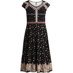 Smash MAREA Długa sukienka black. Czarne sukienki damskie marki Smash, s, bez wzorów, z elastanu, bez kołnierzyka, z długim rękawem, długie, maxi. Za 399,00 zł.