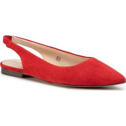 Sandały CAPRICE - 9-29400-24 Red Suede 524. Czerwone klapki damskie Caprice, bez wzorów, ze skóry, bez obcasa, na obcasie. W wyprzedaży za 189,00 zł.