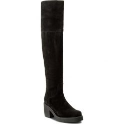 Buty zimowe damskie: Muszkieterki ANN MEX - 8305 01D Czarny