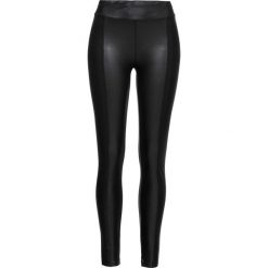 Legginsy z połyskiem bonprix czarny. Czarne spodnie damskie bonprix, bez wzorów. Za 74,99 zł.