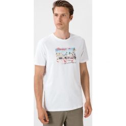 Jack & Jones Luciano Koszulka Biały. Białe podkoszulki męskie Jack & Jones, l, z nadrukiem, z bawełny, bez kołnierzyka, krótkie. Za 66,95 zł.