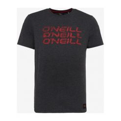 O'Neill Triple Koszulka Czarny Szary. Szare t-shirty męskie O'Neill, s, z nadrukiem, z bawełny, bez kołnierzyka, krótkie. Za 82,95 zł.