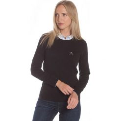 Polo Club C.H.A sweter damski L czarny. Czarne swetry damskie Polo Club C.H..A, l, bez wzorów, bez rękawów, bez kaptura. W wyprzedaży za 229,00 zł.