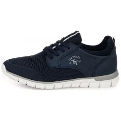 Tom Tailor Tenisówki Męskie 42 Ciemnoniebieskie. Czarne trampki męskie Tom Tailor, bez wzorów, bez zapięcia. Za 266,00 zł.