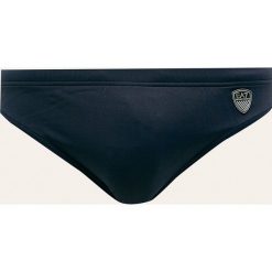 EA7 Emporio Armani - Kąpielówki. Czarne kąpielówki męskie EA7 Emporio Armani, s, z nadrukiem, z elastanu. W wyprzedaży za 149,90 zł.