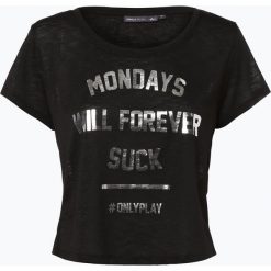 T-shirty damskie: Only Play – T-shirt damski, czarny