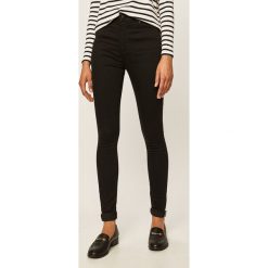 Tommy Hilfiger - Jeansy Harlem. Czarne jeansy damskie TOMMY HILFIGER, z podwyższonym stanem. W wyprzedaży za 359,90 zł.