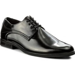 Półbuty OTTIMO - M17SS103-7 Czarny. Czarne buty wizytowe męskie marki Ottimo, bez wzorów, ze skóry ekologicznej, eleganckie, bez zapięcia. W wyprzedaży za 79,99 zł.