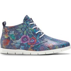 Sneakersy bonprix ciemnoniebieski w kwiaty. Niebieskie sneakersy damskie bonprix. Za 269,99 zł.