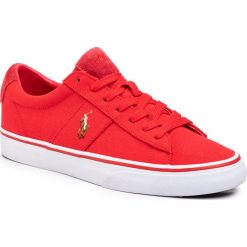 Tenisówki POLO RALPH LAUREN - Sayer 816749369007 Red. Czerwone półbuty męskie z zamszu, eleganckie. Za 349,00 zł.