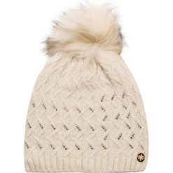 Czapka GRANADILLA CASHMERE SWAROVSKI. Czarne czapki damskie Granadilla, na zimę, bez wzorów, z wełny. W wyprzedaży za 387,00 zł.