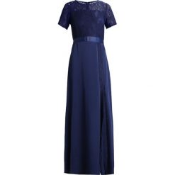 Kaffe FEMINIE DRESS Suknia balowa midnight marine. Niebieskie sukienki damskie marki Kaffe, bez wzorów, z poliesteru, marine, bez kołnierzyka, bez rękawów. W wyprzedaży za 399,50 zł.