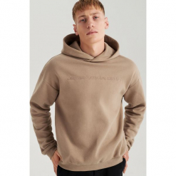 Bluza z kapturem ReDesign - Beżowy. Brązowe bluzy męskie z kapturem marki Reserved, s. Za 139,99 zł.