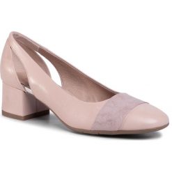Półbuty JANA - 8-22304-24 Rose 521. Różowe półbuty damskie Jana, bez wzorów, ze skóry, eleganckie, bez obcasa, na obcasie, bez zapięcia. Za 269,00 zł.