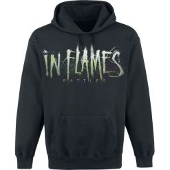 Bluzy męskie: In Flames Battles Badge Bluza z kapturem czarny