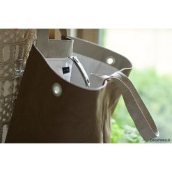 Torba z washpapa XXXL. Brązowe torby męskie na ramię marki Pakamera, ze skóry, na ramię, duże. Za 190,00 zł.