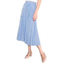 Tommy Hilfiger Spódnica Niebieski Biały. Niebieskie spódniczki damskie TOMMY HILFIGER, xs, w paski, z poliesteru. Za 688,95 zł.