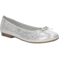 BALERINY JANA 8-22164-28. Szare baleriny damskie marki Jana, bez wzorów, bez obcasa. Za 68,99 zł.