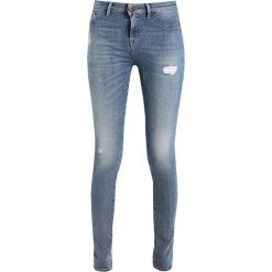 Denham NEEDLE Jeans Skinny Fit misr. Niebieskie jeansy damskie marki Denham, bez wzorów, z elastanu. Za 629,00 zł.