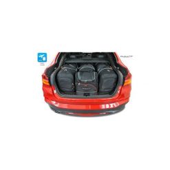 BMW X4 2014- TORBY DO BAGAŻNIKA (4 SZT) KJUST - 7007029. Czarne torby podróżne KJUST, bez wzorów, z kauczuku, klasyczne. Za 1199,00 zł.