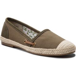 Espadryle TAMARIS - 1-24632-30 Khaki 707. Zielone espadryle damskie Tamaris, z materiału, na obcasie. Za 139,90 zł.