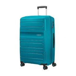 American Tourister Sunside 51G-51-003 (morski). Zielone walizki American Tourister, bez wzorów. Za 739,00 zł.