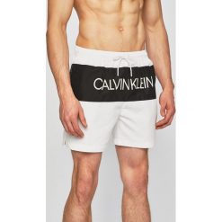 Calvin Klein Jeans - Kąpielówki. Białe kąpielówki męskie Calvin Klein Jeans, xl, bez wzorów, z poliesteru. Za 269,90 zł.
